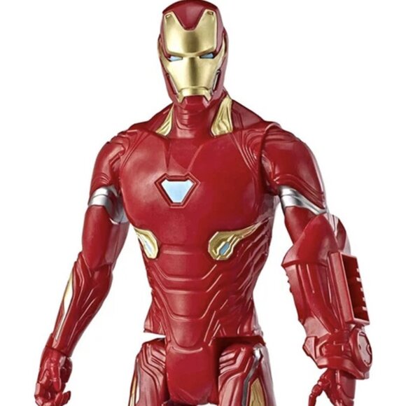 Marvel Avengers Titan Heroes Iron Man with Power FX Port 12" New in Box - Picture 5 of 14